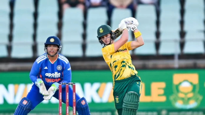 Laura Wolvaardt Proteas Women vs India batting during 2026 series win